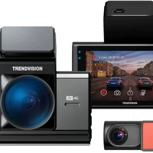 Видеорегистратор TrendVision Online Air 4G черный 1080x1920 1080p 16гр. GPS Allwinner V853