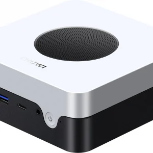Неттоп Chuwi LarkBox X i3 1220P (1.5) 8Gb SSD256Gb UHDG Windows 11 Pro GbitEth WiFi BT 90W черный/белый
