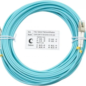 Шнур Cabeus FOP-50-LC-LC-10m оптический duplex LC-LC 50/125 mm OM3 10м LSZH