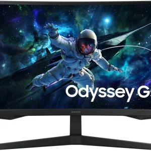 Монитор Samsung 27" Odyssey G5 S27CG552EMXUE черный VA LED 1ms 16:9 HDMI матовая 300cd 178гр/178гр 2560x1440 165Hz DP Quad 2K (1440p) USB 4.1кг