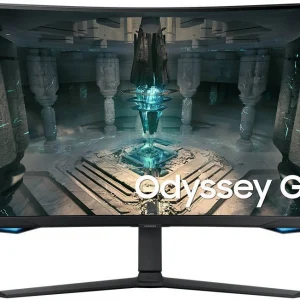 Монитор Samsung 32" Odyssey G3 S32BG650EMXUE черный VA LED 1ms 16:9 HDMI M/M полуматовая HAS Piv 2500:1 350cd 178гр/178гр 2560x1440 240Hz DP WQ USB 5.3кг