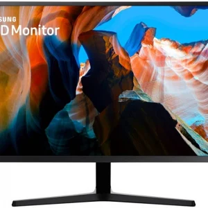 Монитор Samsung 31.5" U32J590UQMXUE темно-серый VA LED 4ms 16:9 HDMI матовая 270cd 178гр/178гр 3840x2160 60Hz DP 4K 6.3кг