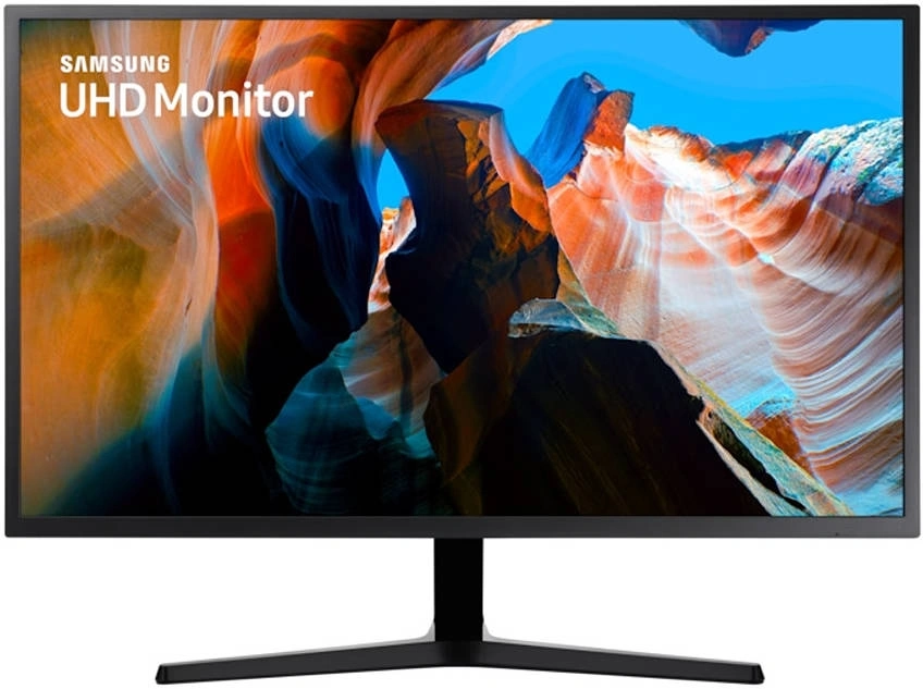 Монитор Samsung 31.5" U32J590UQMXUE темно-серый VA LED 4ms 16:9 HDMI матовая 270cd 178гр/178гр 3840x2160 60Hz DP 4K 6.3кг