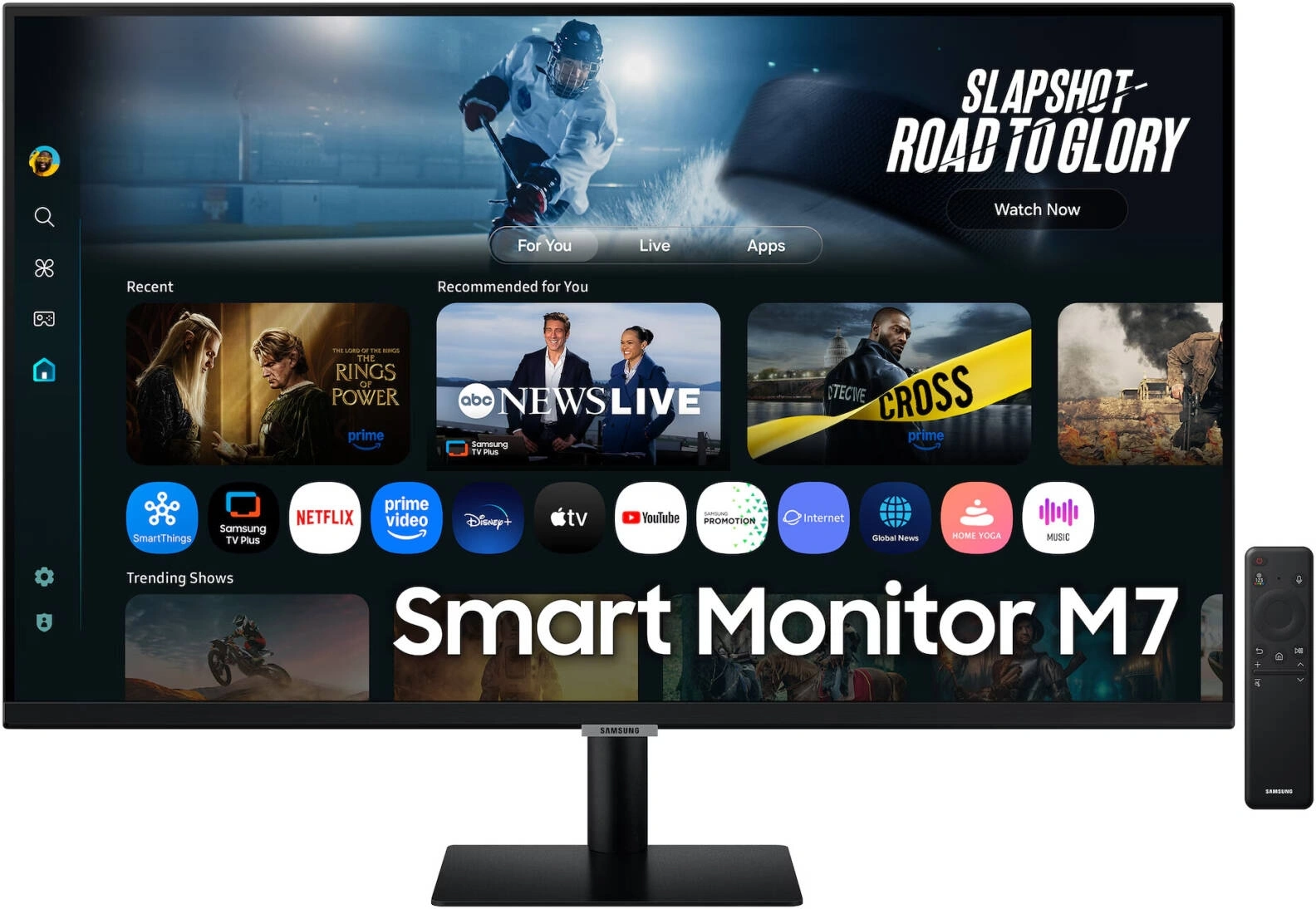 Монитор Samsung 32" LS32FM702UMXUE черный VA LED 4ms 16:9 HDMI M/M матовая 3000:1 300cd 178гр/178гр 3840x2160 60Hz 4K USB 6.5кг