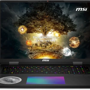 Ноутбук MSI Titan Dragon Edition 18 HX A2XWIG-1020RU Core Ultra 9 285HX 64Gb SSD4Tb NVIDIA GeForce RTX5080 16Gb 18" IPS UHD+ (3840x2400) Windows 11 Home black WiFi BT Cam (9S7-1824A5-1020)