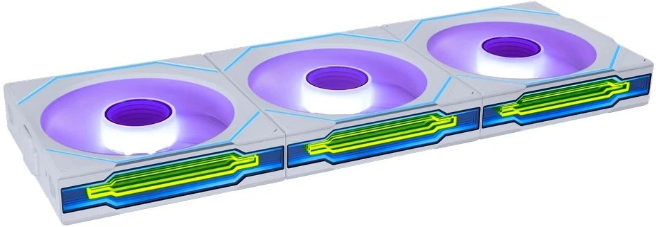 Вентилятор для корпуса Lian-Li Uni Fan SL-INF Wireless 120 ARGB 120х124.5x28 белый 4-pin 29.2дБ (упак.:3шт) (G99.12SLIN1W3W.R0) Ret