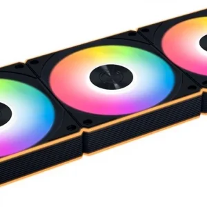 Вентилятор для корпуса Lian-Li Uni Fan CL Wireless 120 ARGB 124х120x28 черный 4-pin 29.8дБ (упак.:3шт) (G99.12CL1W3B.R0) Ret