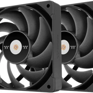 Вентилятор для корпуса Thermaltake Toughfan 14 Pro 140х140x25 черный 4-pin (упак.:2шт) (CL-F160-PL14BL-A) Ret