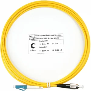 Патч-корд Cabeus FOP(S)-9-LC-FC-3M 1x9/125 OS2 LC-FC 3м LSZH желтый