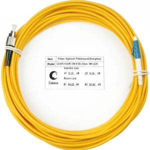 Патч-корд Cabeus FOP(S)-9-LC-FC-15M 1x9/125 OS2 LC-FC 15м LSZH желтый