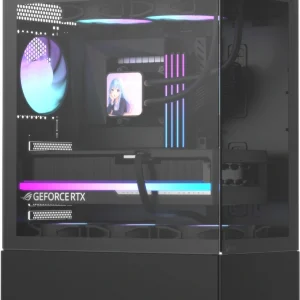 Корпус Formula Crystal Z1 V2 черный без БП ATX 1xUSB2.0 1xUSB3.0 1xUSB3.1 audio bott PSU