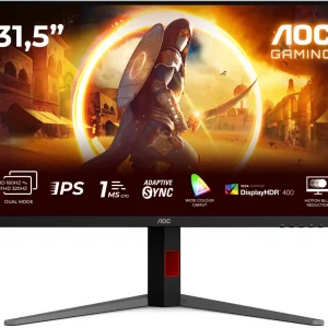 Монитор AOC 31.5" Gaming U32G4U черный/красный IPS LED 16:9 HDMI матовая HAS Piv 400cd 178гр/178гр 3840x2160 160Hz DP 4K USB 7.79кг