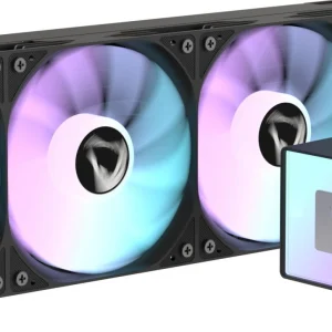 Система водяного охлаждения Formula Ice Jet Glow 360 ARGB Soc-AM5/AM4/1200/2066/1700/1851 черный 4-pin 1-27dB Al+Cu 300W Ret (ICE JET GLOW 360 BK)