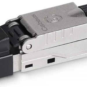 Коннектор Cabeus (8P8C-SH-C6+-TWP) кат.6A RJ45 с защитным колпачком серебристый