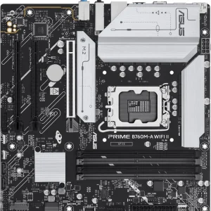 Материнская плата Asus PRIME B760M-A WIFI II Soc-1700 Intel B760 4xDDR5 mATX AC`97 8ch(7.1) 2.5Gg RAID+HDMI+DP