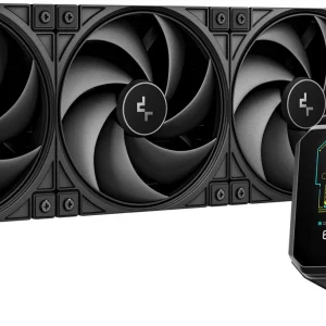 Система водяного охлаждения Deepcool Spartacus 360 Soc-AM5/AM4/1200/1700/1851 черный 4-pin 19-36dB Al LCD Ret (R-SPT360-BKDSMP-G-1)