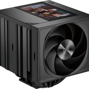 Устройство охлаждения(кулер) PcCooler RZ820 Display BK Soc-AM5/AM4/1200/1700/1851 черный 4-pin 32dB Al+Cu LCD 300W 1860gr Ret
