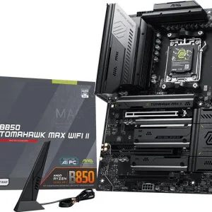 Материнская плата MSI MAG B850 TOMAHAWK MAX WIFI II Socket AM5 AMD B850 4xDDR5 ATX AC`97 8ch(7.1) 5Gigabit RAID+HDMI