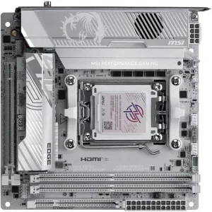 Материнская плата MSI MPG X870I EDGE TI EVO WIFI Socket AM5 AMD X870E 2xDDR5 mini-ITX AC`97 8ch(7.1) 5Gigabit RAID+HDMI