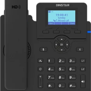 Телефон IP Dinstar C60GP черный