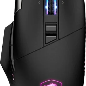 Мышь MSI VERSA PRO W черный оптическая 26000dpi беспров. BT/Radio USB (S12-4301340-CLA)