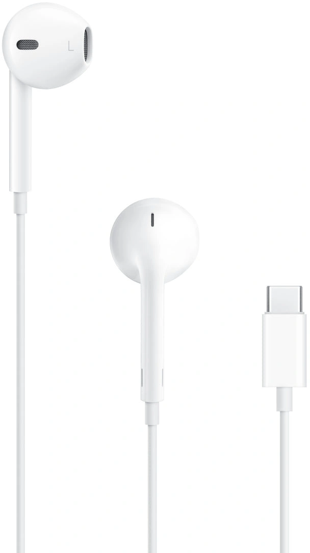 Гарнитура вкладыши Apple EarPods A3046 1.1м белый проводные в ушной раковине (MYQY3ZE/A)