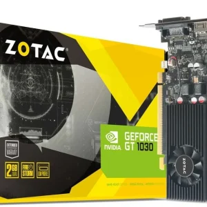 Видеокарта Zotac PCI-E 3.0 1030 2GB LP GDDR5 NVIDIA GeForce GT 1030 2Gb 64bit GDDR5 1227/6000 DVIx1 HDMIx1 HDCP Ret low profile