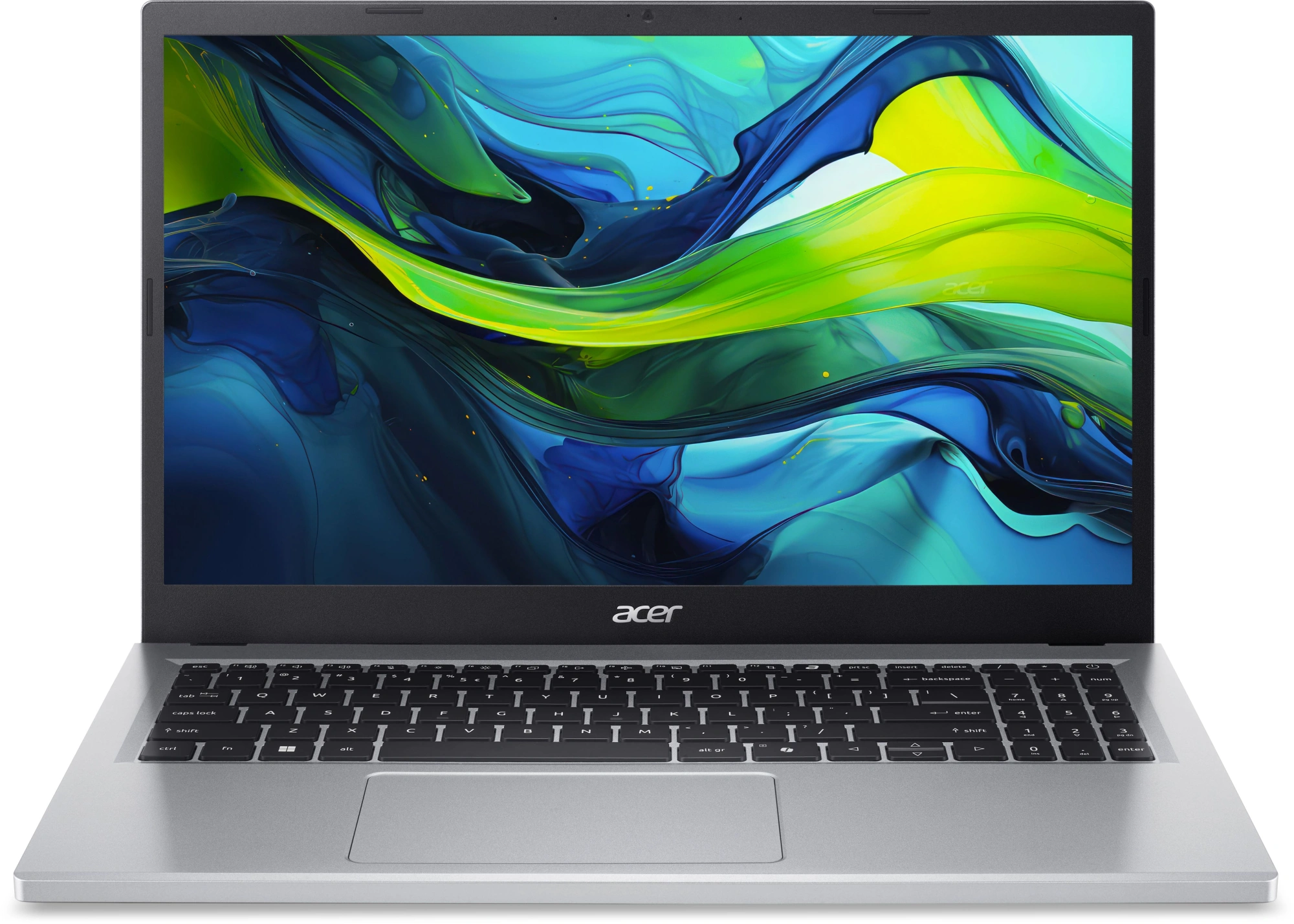 Ноутбук Acer Aspire Go AG15-32P-39R2 Core 3 N355 8Gb SSD128Gb Intel Graphics 15.6" IPS FHD (1920x1080) Windows 11 silver WiFi BT Cam (NX.J73AA.001)