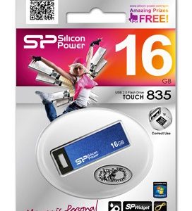 Флеш Диск Silicon Power 16Gb Touch 835 SP016GBUF2835V1B USB2.0 синий