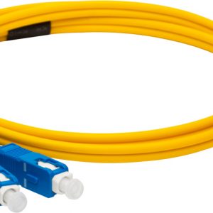 Кабель Патч-корд Lanmaster LAN-2ST-2SC/SU-3.0 2xOS2 ST дуплекс-SC дуплекс 3м LSZH голубой