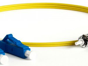 Патч-корд Lanmaster TWT-2ST-2LC/SU-1.5 2xOS2 ST дуплекс-LC дуплекс 1.5м ПВХ желтый