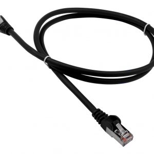 Патч-корд Lanmaster LAN-PC45/S5E-15-BK FTP вилка RJ-45-вилка RJ-45 кат.5е 15м чёрный ПВХ (уп.:15шт)