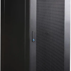 Шкаф коммутационный Lanmaster (TWT-CBB-37U-6X10-P1) 37U 600x1000мм пер.дв.перфор. задн.дв.перфор.2-хст. 800кг черный IP20 сталь