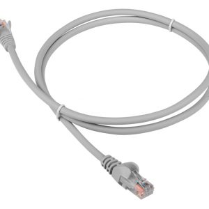 Патч-корд Lanmaster LAN-PC45/U5E-20-GY UTP вилка RJ-45-вилка RJ-45 кат.5е 20м серый LSZH (уп.:1шт)