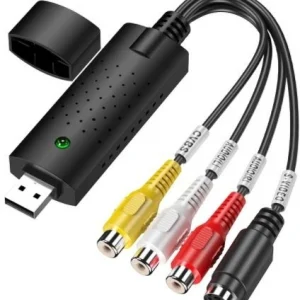 Адаптер аудио-видео Premier 5-990 3хRCA (f)/USB черный