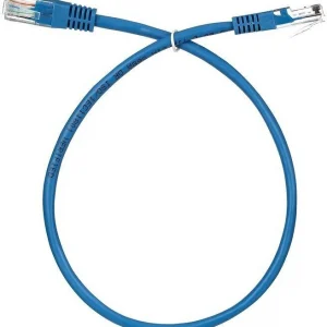 Патч-корд ANP511_0.5M_B UTP 4 пары cat5E CCA molded 0.5м синий outdoor RJ-45 (m)-RJ-45 (m)