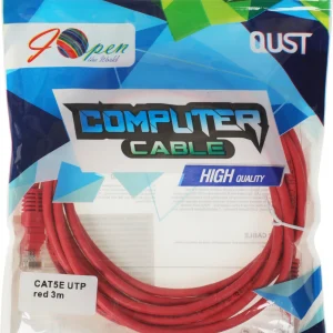 Патч-корд ANP511_3M_R UTP 4 пары cat5E CCA molded 3м красный outdoor RJ-45 (m)-RJ-45 (m)