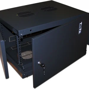 Шкаф коммутационный Lanmaster Next (TWT-CBWNM-15U-6X6-BK) настенный 15U 550x600мм пер.дв.металл 60кг черный IP20