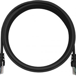 Патч-корд NTSS NTSS-PC-UTP-RJ45-5e-0.15-LSZH-BL UTP RJ-45 вил.-вилка RJ-45 кат.5E 0.15м черный LSZH 26AWG