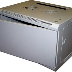 Шкаф коммутационный Lanmaster (TWT-CBW2-18U-6X4-M) настенный 18U 600x450мм пер.дв.металл 60кг серый