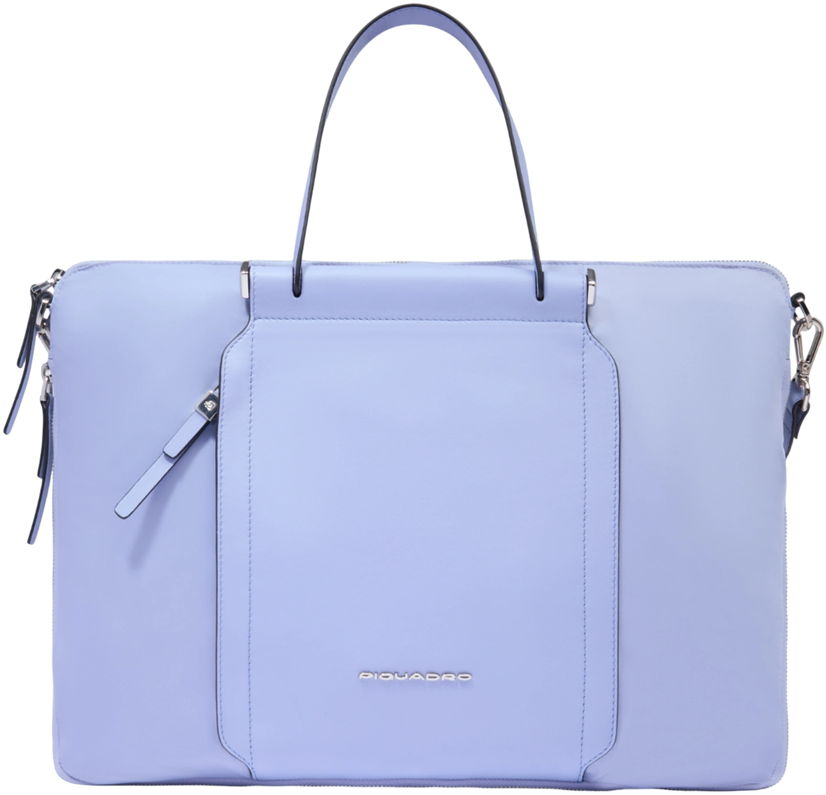 Деловая сумка женская Piquadro Lyra CA4021W92T/VI с отделением для ноутбука 15.6" лавандовая ткань/натур.кожа