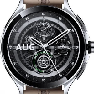 Смарт-часы Xiaomi Watch 2 Pro 46мм 1.43" AMOLED корп.серебристый рем.коричневый разм.брасл.:135-205мм (BHR7210GL)