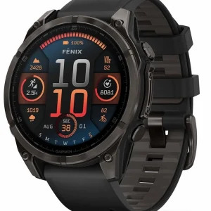 Смарт-часы Garmin Fenix 8 47мм 1.4" AMOLED корп.черный рем.черный разм.брасл.:125-208мм (010-02904-21)