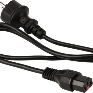 Шнур питания Lanmaster LAN-PP13L/SH-1.5-BK C13-Schuko проводник.:3x0.75мм2 1.5м 220В 10А черный