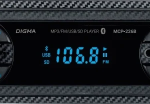 Автомагнитола Digma MCP-226B 1DIN 4x45Вт 2
