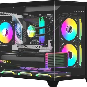 Корпус Formula Crystal Z9ML Floe черный без БП mATX 1xUSB3.0 1xUSB3.1 audio bott PSU