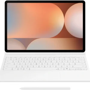 Чехол-клавиатура Samsung для Samsung Galaxy Tab S10+ EF-DX825UWRGRU поликарбонат/полиуретан белый