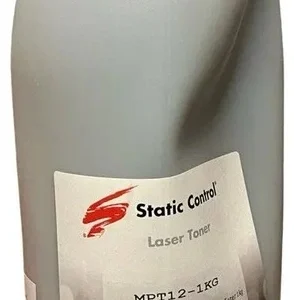 Тонер Static Control MPT12-1KG черный флакон 1000гр. для принтера НР P1010/1160/1320