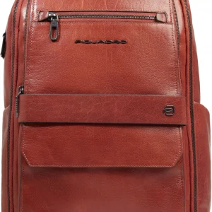 Рюкзак мужской Piquadro Solm CA7022S141/CU табачный кожа