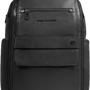 Рюкзак мужской Piquadro Solm CA7023S141BM/N черный кожа